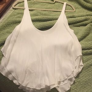 Free people Intimately white flowy tank